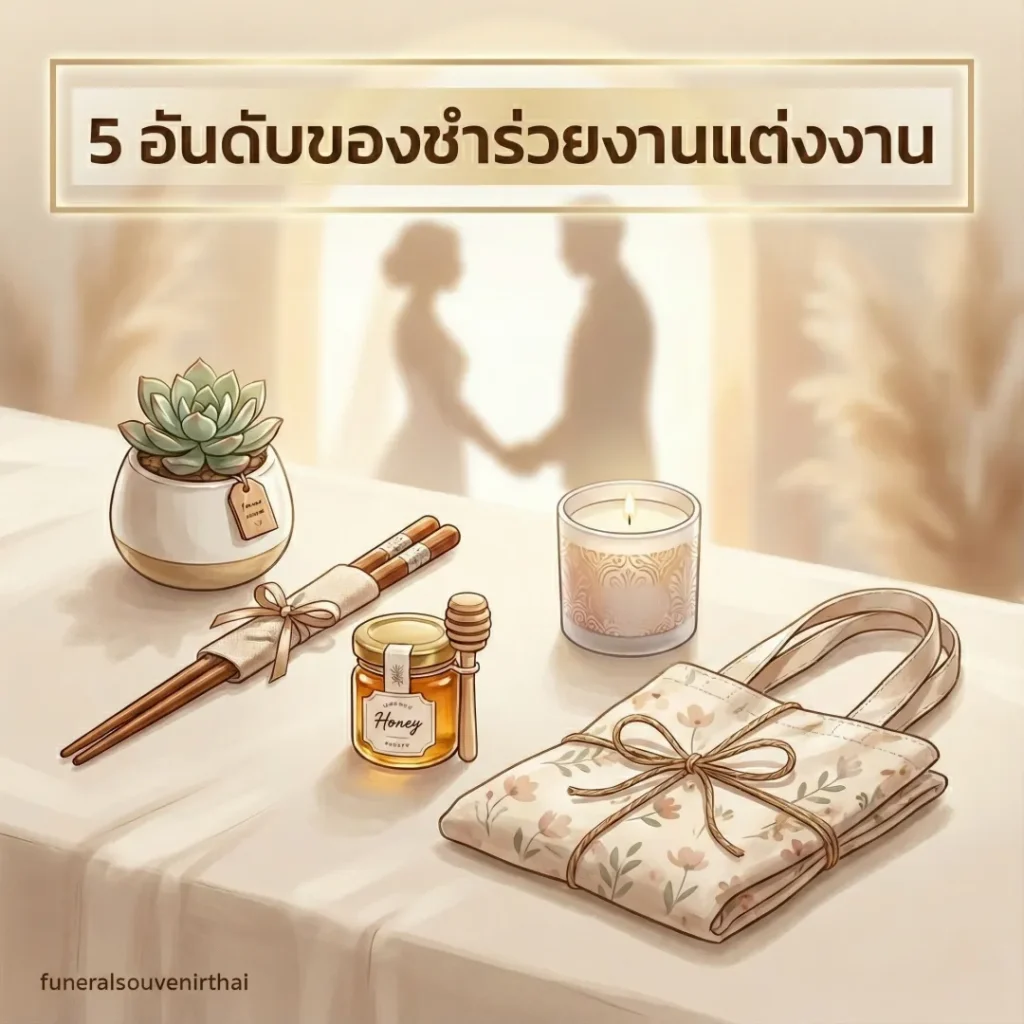 5 อันดับของชำร่วยงานแต่งที่แขกชื่นชอบที่สุด เลือกได้ตรงใจผู้รับ