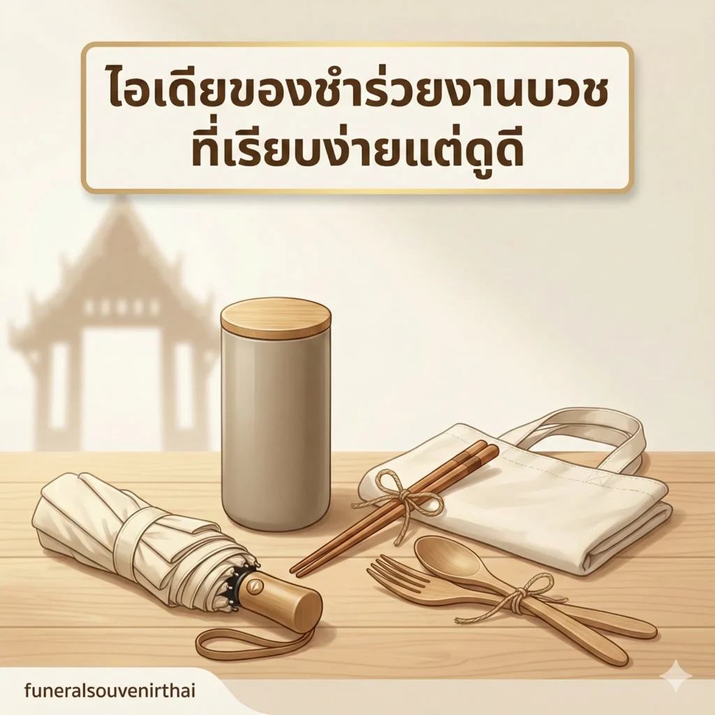 ไอเดียของชำร่วยงานบวชที่เรียบง่ายแต่ดูดี